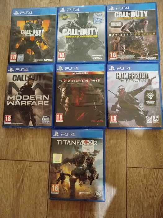 Продавам игри за PS4 Call of Duty, Homefront, Titanfall, Metal Gear