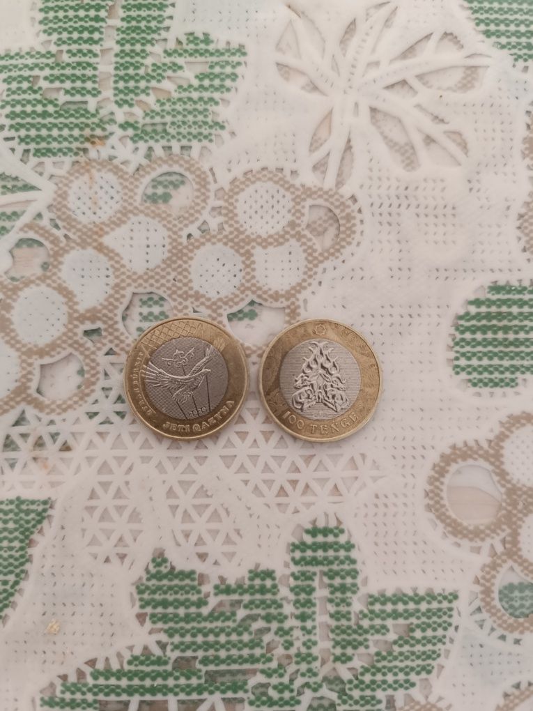 Коллекционные монеты 100 тенге