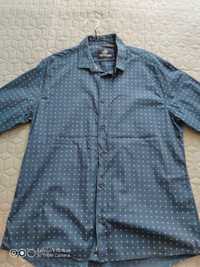 Официална Риза TREADBARE тъмно синя  XL размер