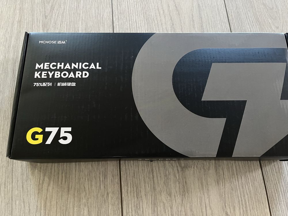 Новая Клавиатура MCHOSE G75 Pro Topographic (Matcha Latte V2)