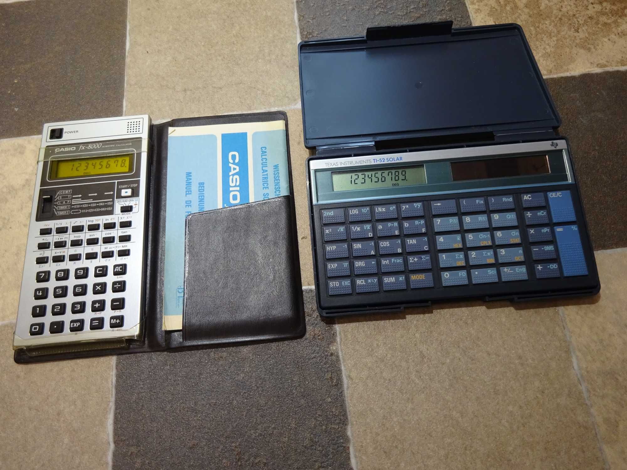 Calculator de birou retro Texas Instruments Ti-52 Solar