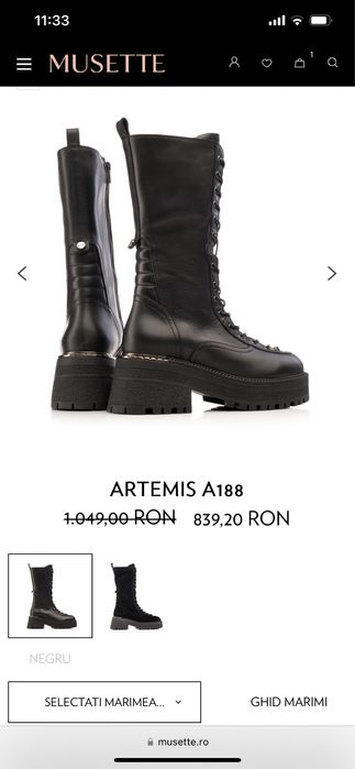 Ghete Musette,model Artemis