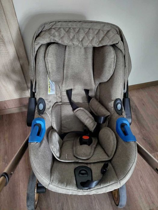Бебешка количка Kikka Boo 3 в 1 Vicenza Premium Beige