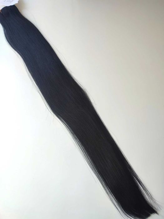 100% естествена коса, екстеншъни - черен/70см/един донор/ТОП КАЧЕСТВО!