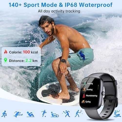 Нов Универсален смарт часовник – разговори, крачкомер, здравен монитор