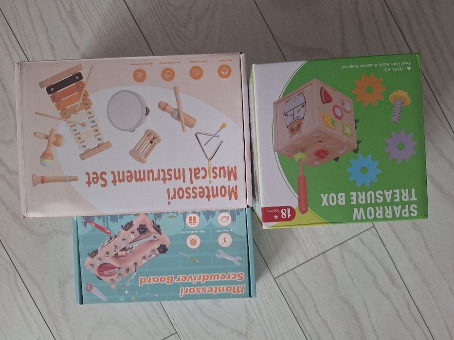Jucarii NOI, Montessori - toate 3 - 150 Ron