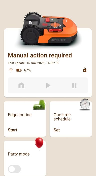 Robot tuns gazon Landroid Worx WR141E