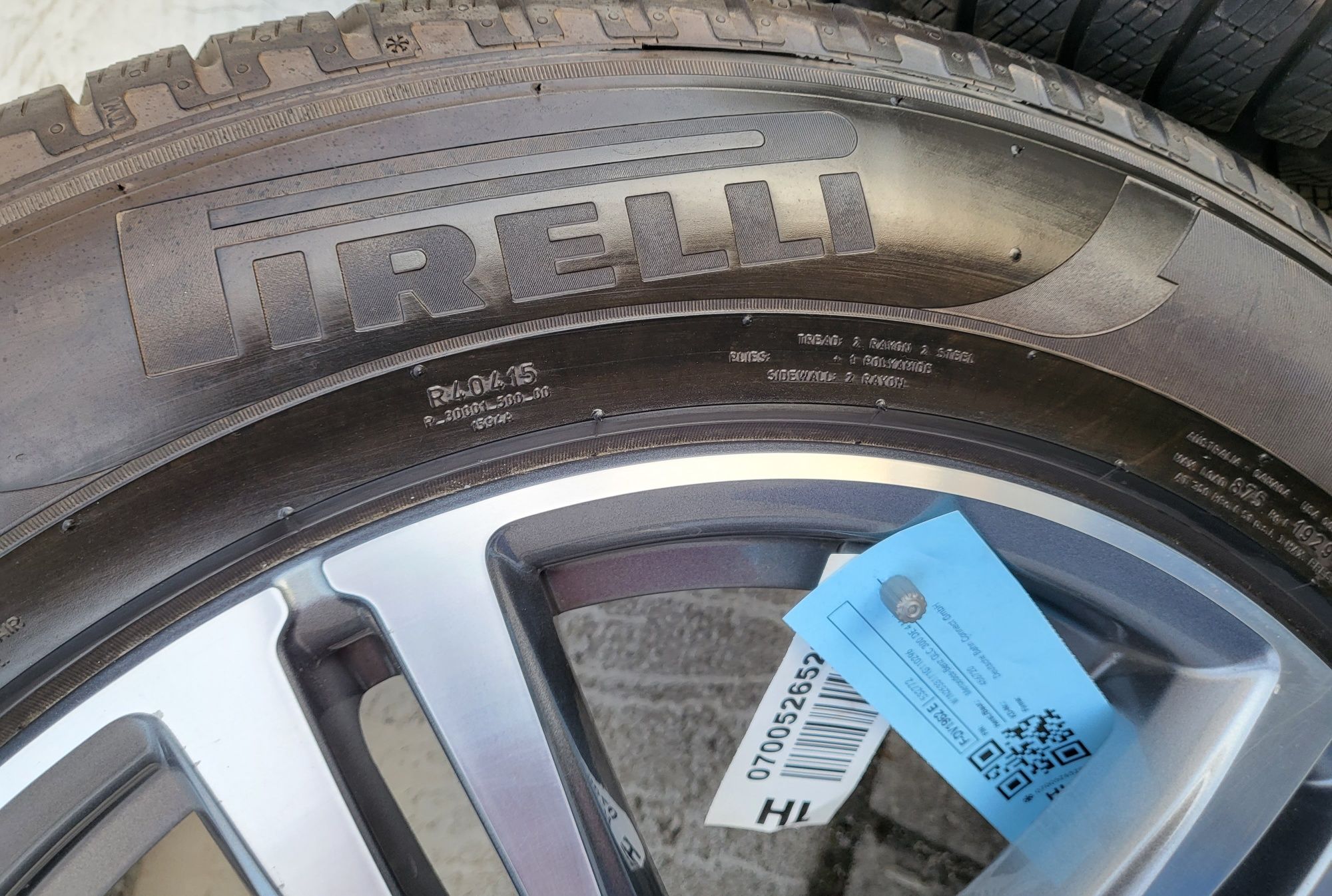 Jante aliaj Mercedes R18 GLC anvelope Pirelli iarna 235 60 18