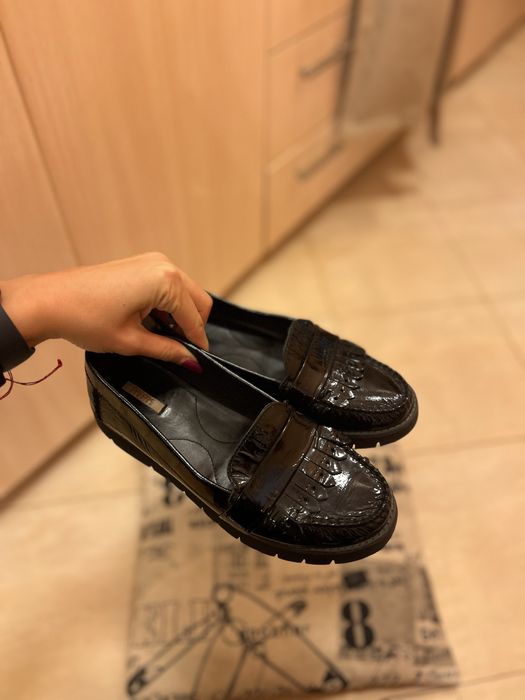 Чисто нови лоуфъри GEOX,естествена кожа