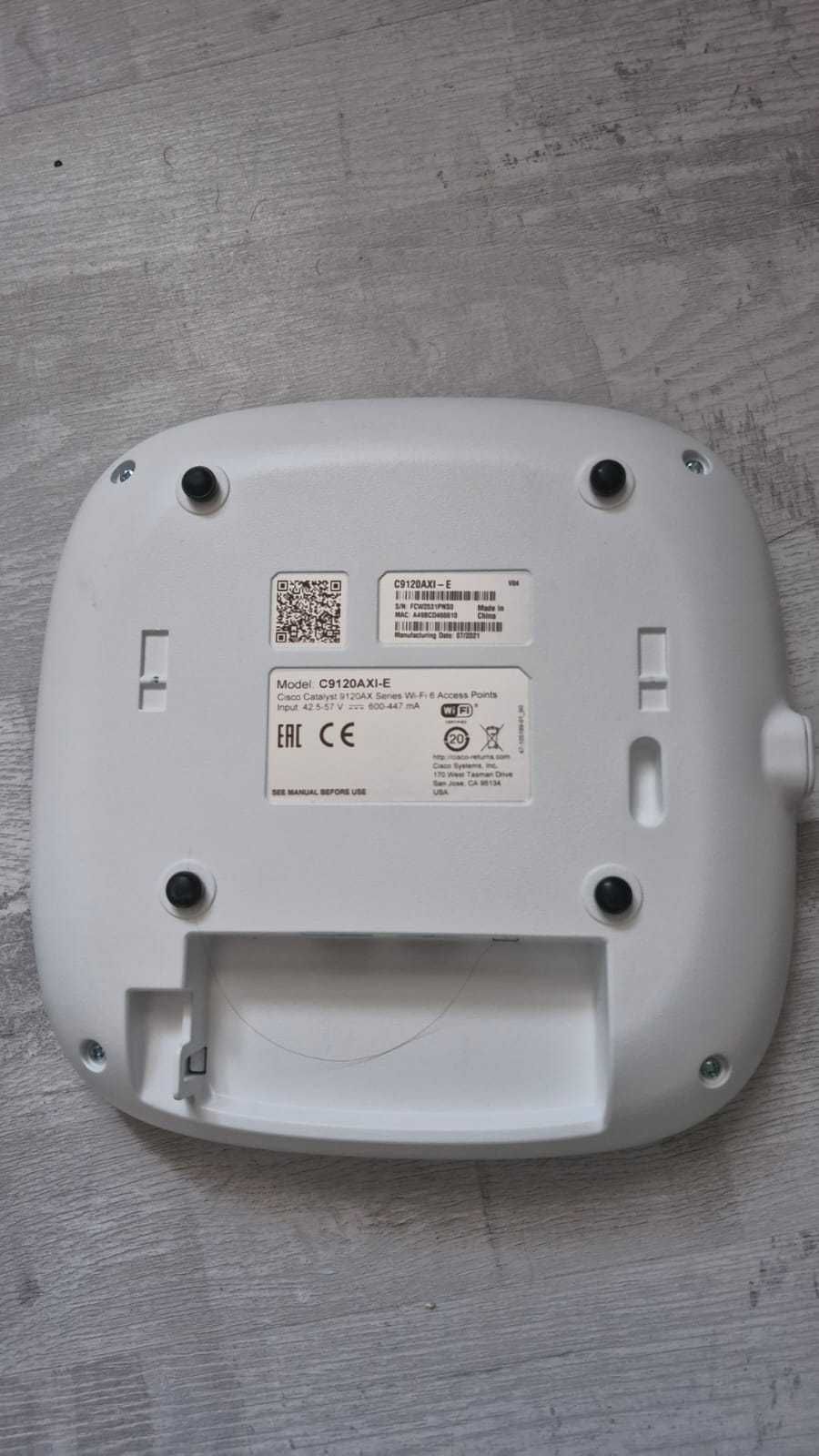 Cisco Access Point C9120AXI-E–Wi-Fi 6 Enterprise –High Performance
