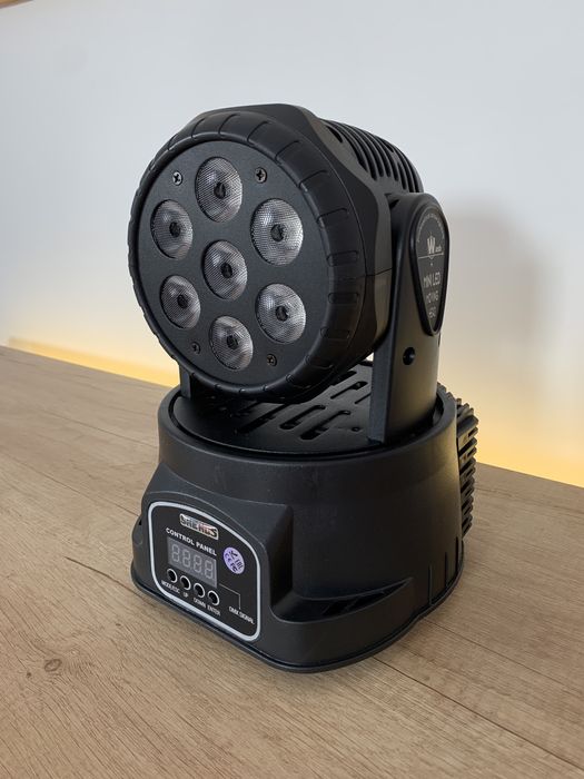 Moving Head Wash SHEHDS 7x18W RGBWA+UV 6in1  (NOU)
