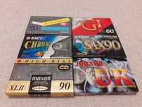 Casete sigilate BASF the colours 90,JVC Gi, Maxell XLII90,TDK SA-X