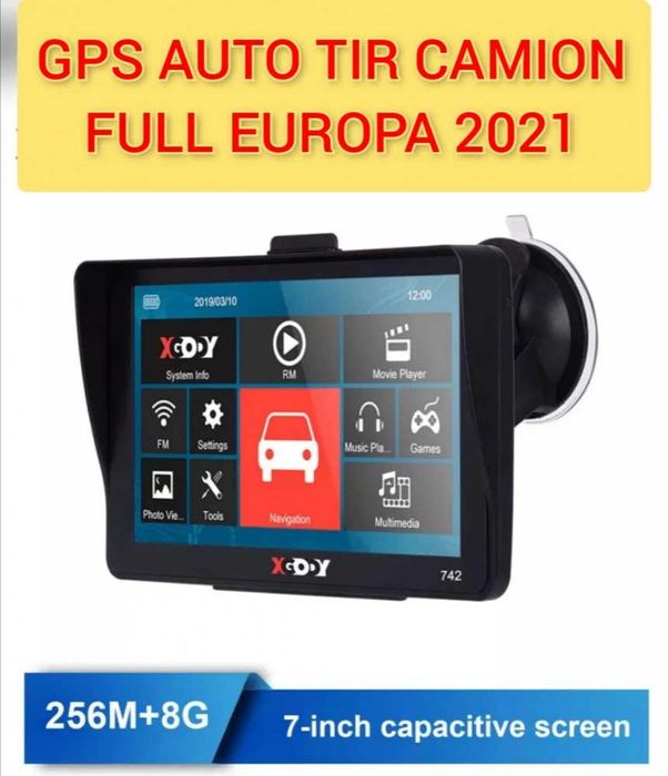 GPS Navigatii GPS 4,3" GPS 5" GPS 7"HD GPS TIR Camion Full Europa 2024