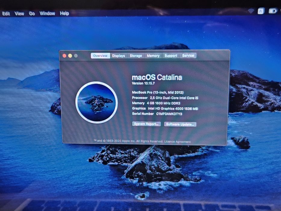 MackBook Pro a1278 Core I5