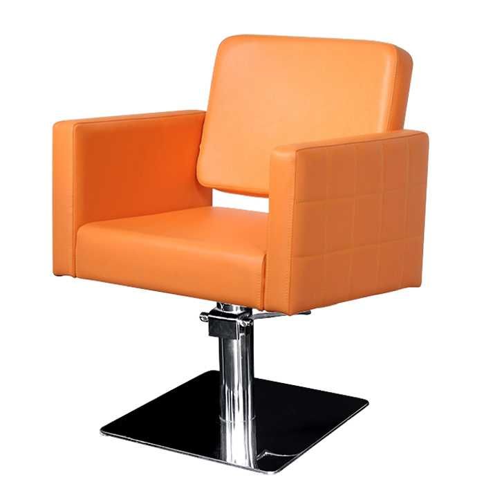 Модерен фризьорски стол M970 - черен, кафяв, оранжев или червен