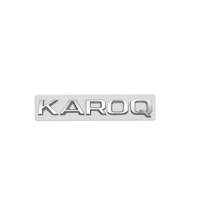 Set embleme SKODA KAROQ 4x4 / emblema stema sigla sticker inscriptii