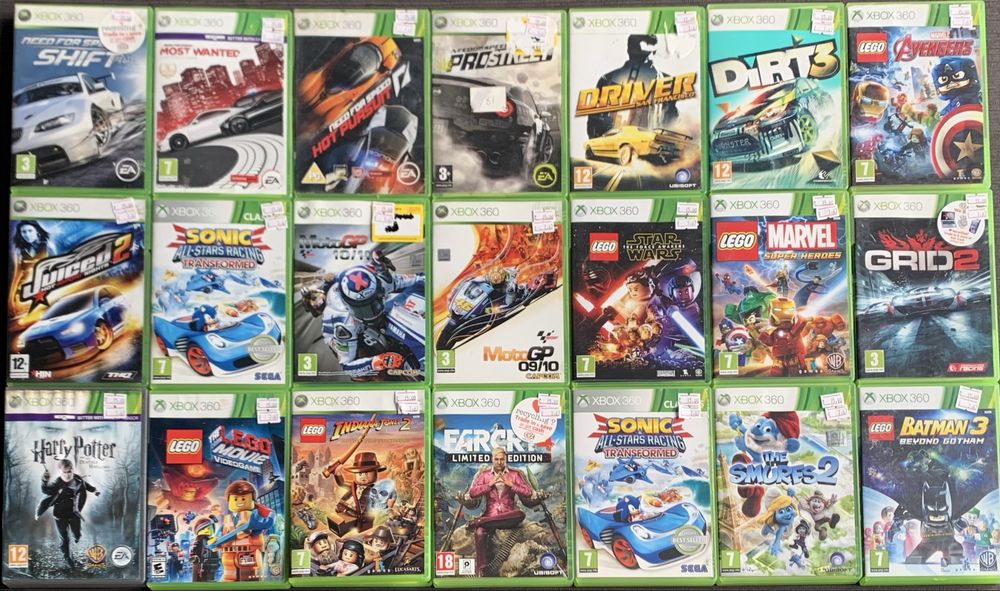 Xbox 360 ,игри  Xbox 360 - Lego, Moto, NFS