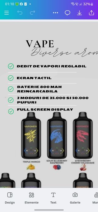 Vape Vapomesi 50.000 puffs