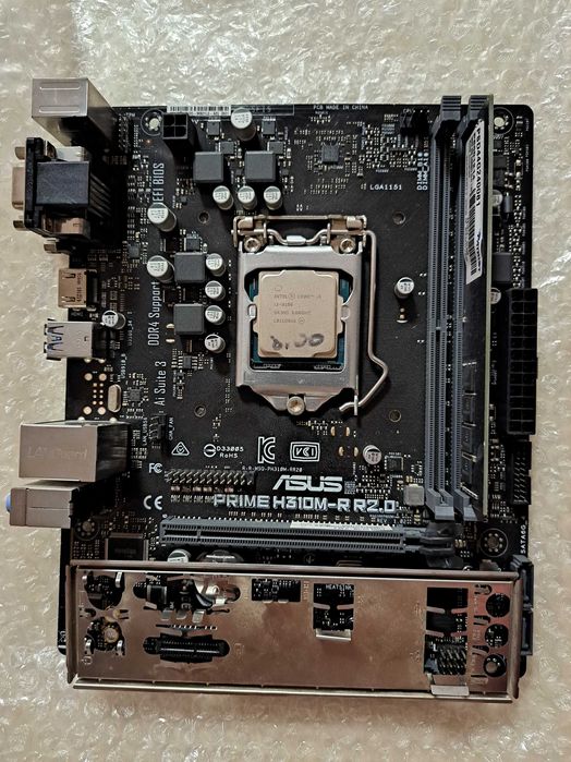 Плата от Асус с процессором + оперативка