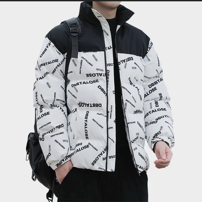 Мъжко яке Classic – L размер, черно/сиво, класически дизайн