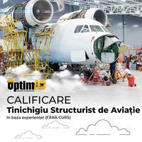 Tinichigiu Structurist de aviatie - CALIFICARE rapida (FARA curs)