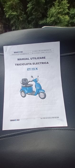 Tricicleta electrica ZT-15K