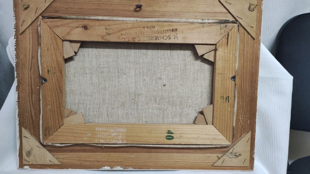 Страхотна френска картина - маслени бои