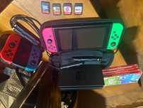 Nintendo Switch + Accesorii si Jocuri