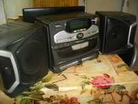 Двукасетъчен Радио Касетофон-Караоке-Sonashi SNS-801 Karaoke MPX Sist