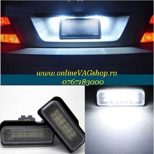 Set lampa LED numar MERCEDES BENZ E – Class W211, CLS W219, SLK R171 C