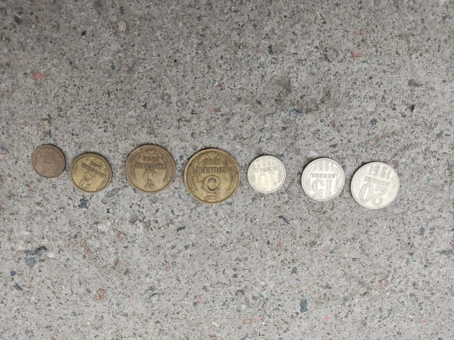 Продам копейки СССР разного года