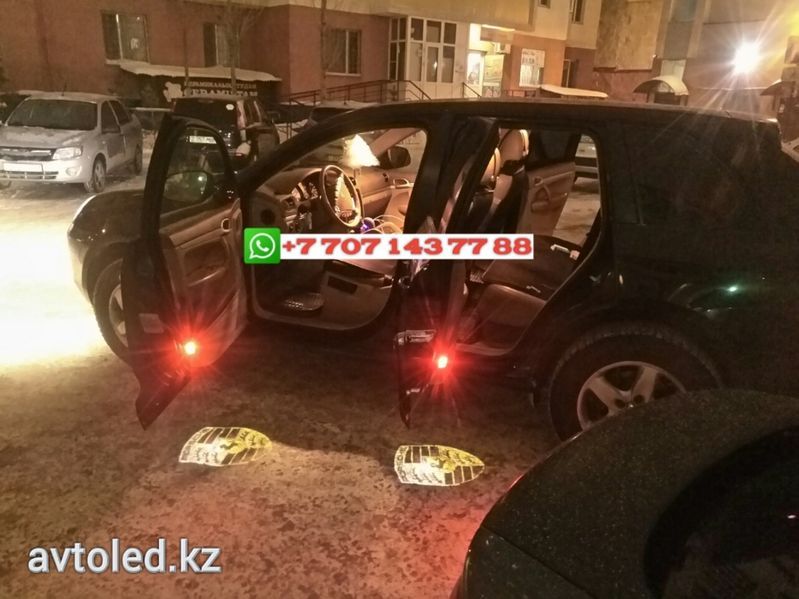Порш Cayenne подсветка двери логотип авто Led тюнинг подарок мужчин
