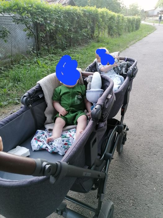 Carucior gemeni Abc Design Zoom +Scoici Maxi Cosi Citi