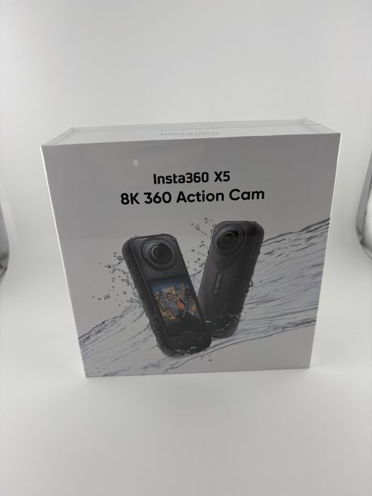 INSTA360 X5 Standard Bundle, 8K, sigilata, transport ZERO