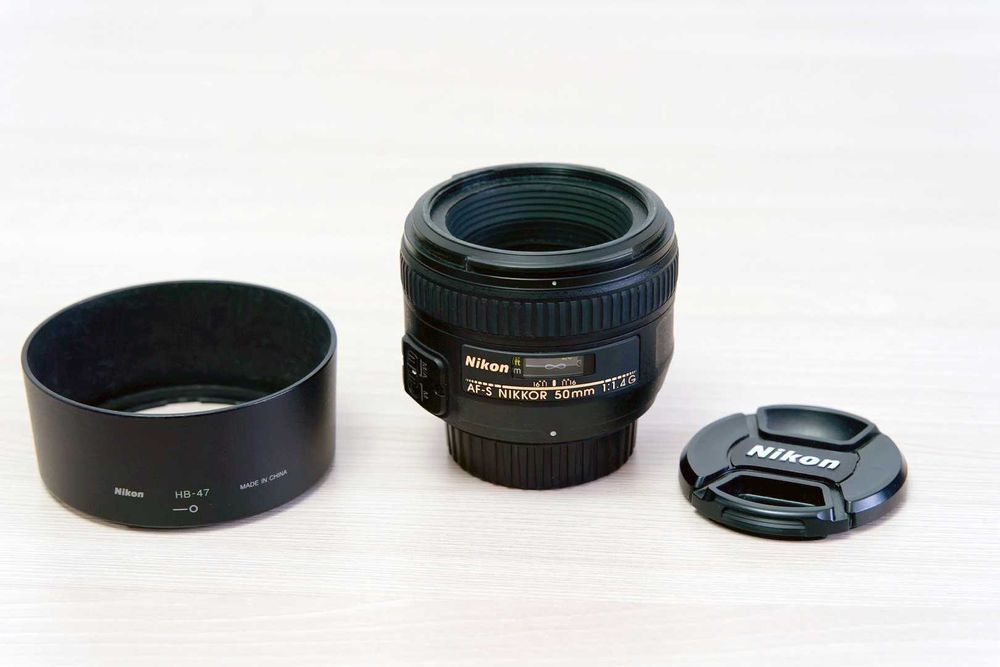 Объектив Nikon AF-S 50mm f/1.4G (для полного кадра)