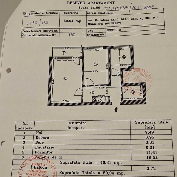 Apartament 2 camere decomandat Colentina | Etaj 1 | Direct proprietar