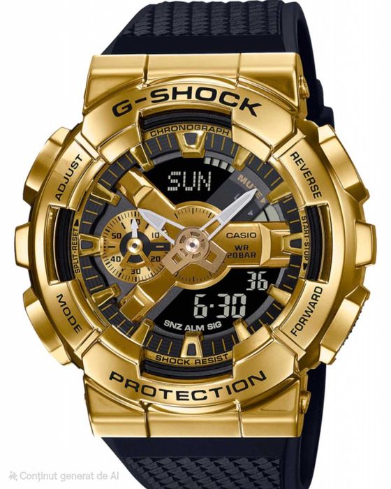 Ceas SPORT Casio g shock gm110 metal ,gold  LIMITED,NOU,Garantie 2 ani