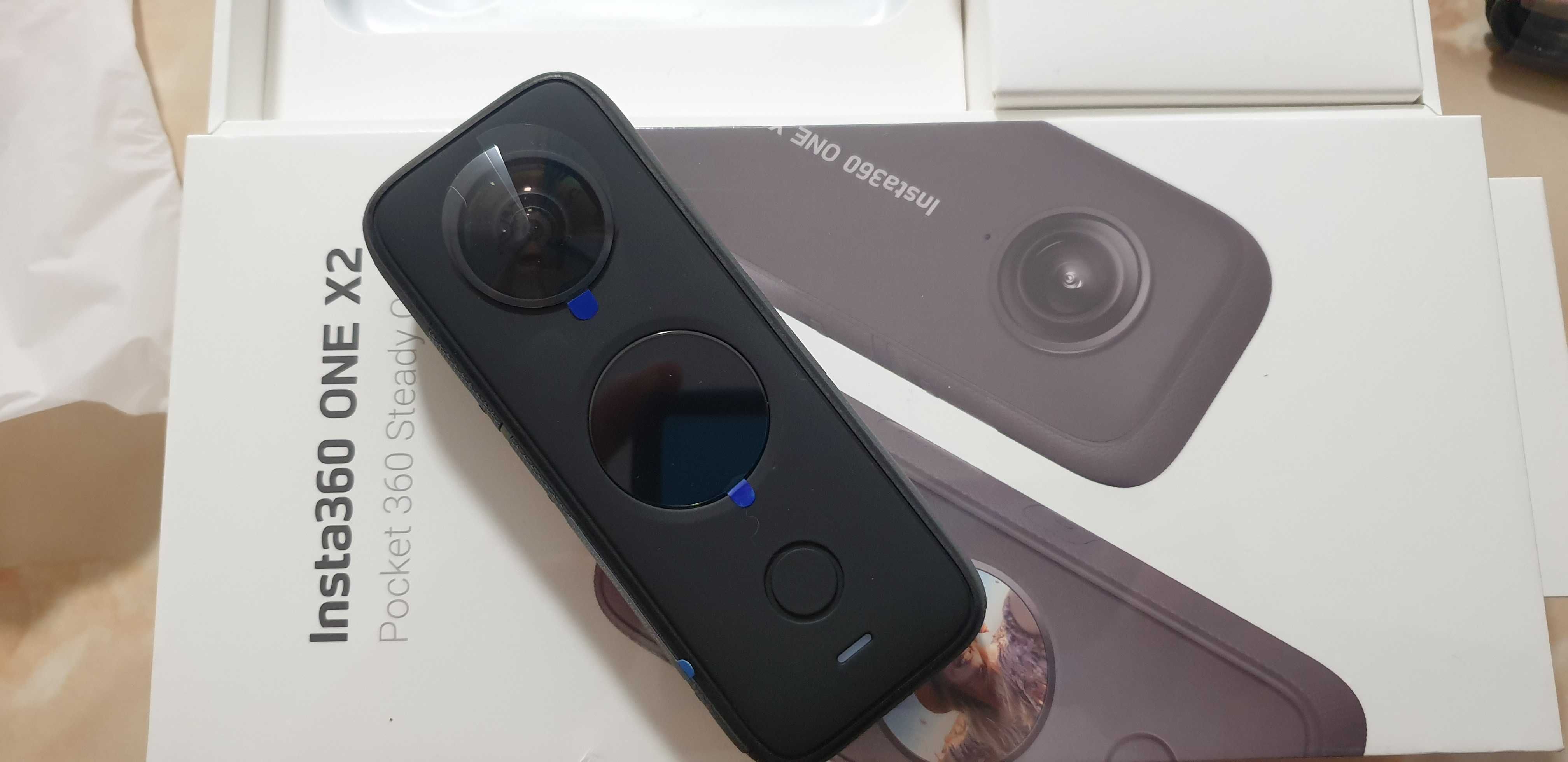 Camera video sport Insta360 ONE X2 , 5.7K, 360° , pret 2000 lei.