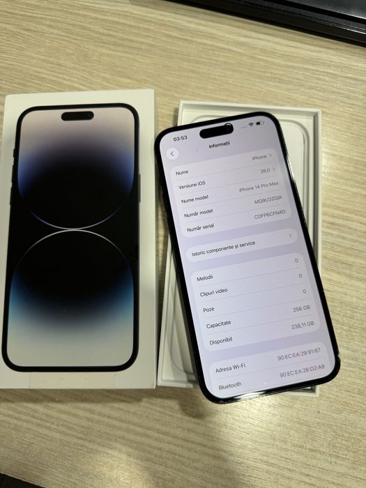 iPhone 14 Pro Max 5G, 256GB, Space Black!!!