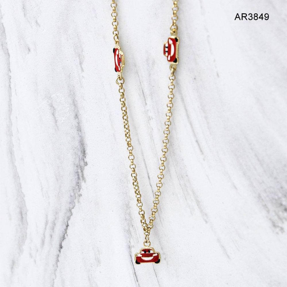 Lantisor Aur 14 K pentru copii model nou ARJEWELS(AR3949)