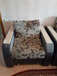 Продам кресло-кровать пр,Челябинск, можно поменять обивку