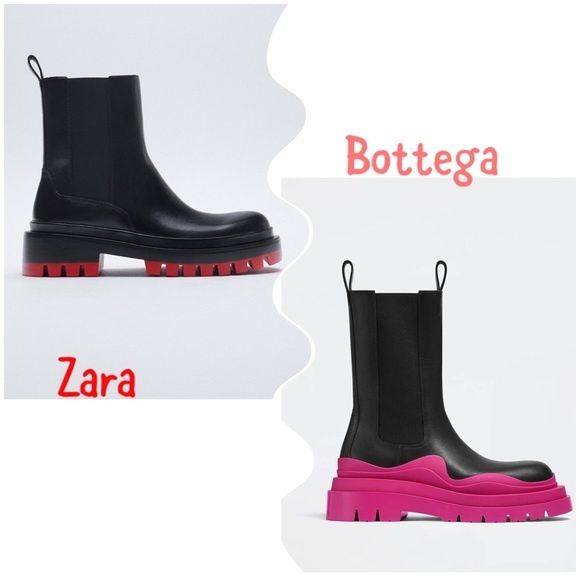 Botine /ghete din piele Zara special edition