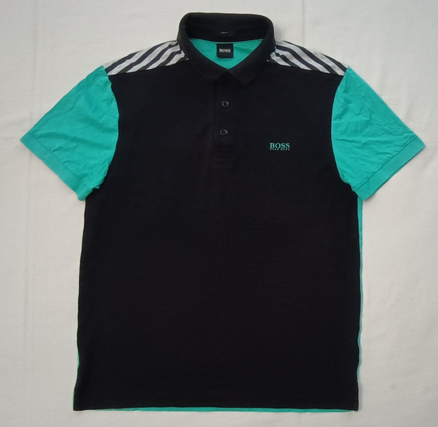 Hugo Boss Polo Shirt оригинална тениска M Бос памучна фланелка