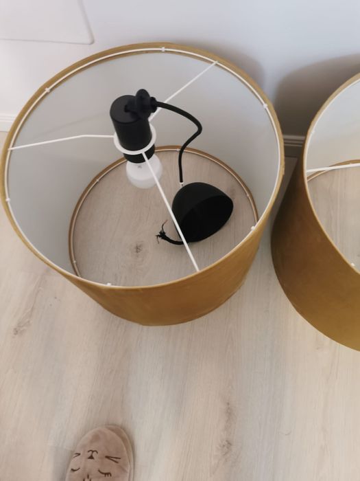 Lustra cu abajur Ikea