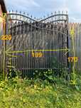 Vand porti fier 2m+2m+75cm