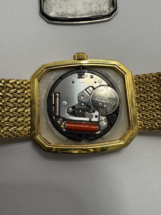 Ceas dama, Eden Switzerland. Swiss made ronda. Placat aur