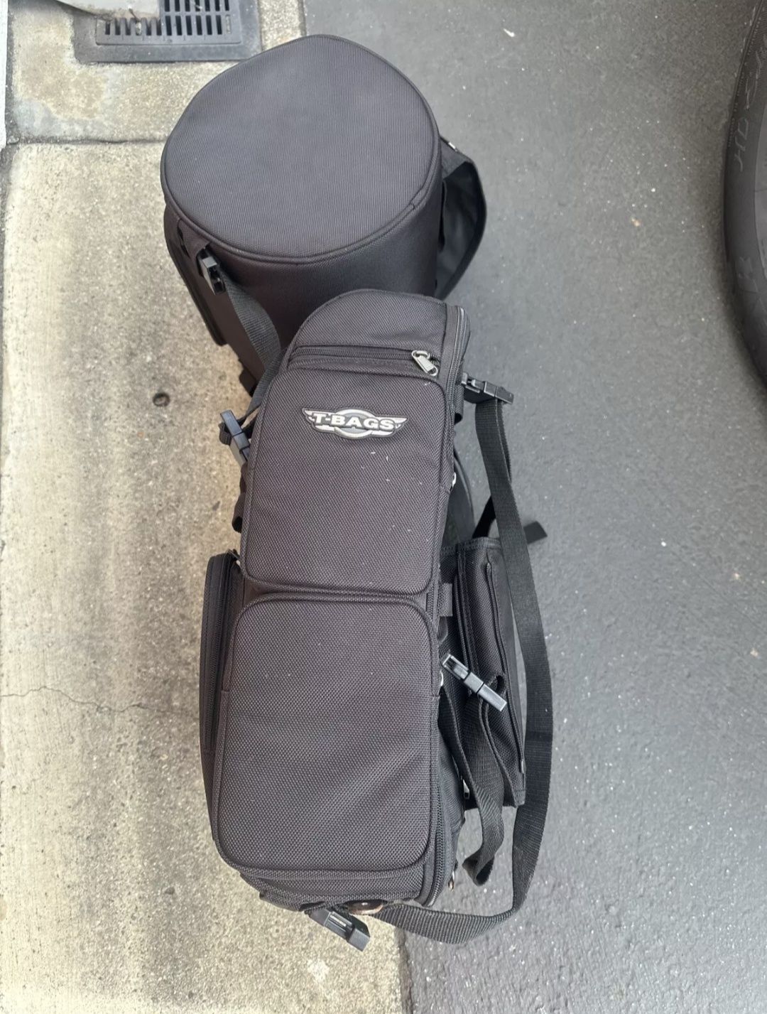 Geanta moto sissy bar bag extensibil T Bags Super-T