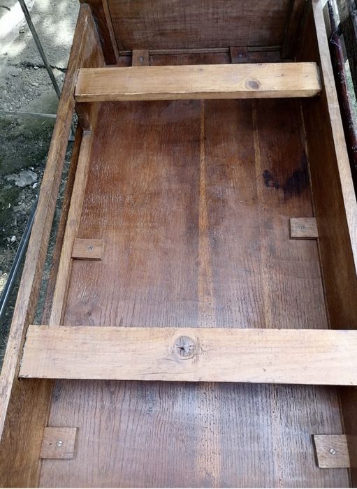 Masa lemn masiv din stejar + 4 scaune