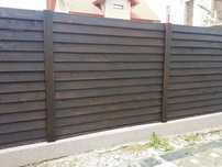 Garduri din sipca metalica plasa bordurata stil jaluzea