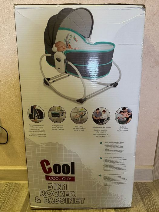 Люлка-качалка для новорожденного 5в1